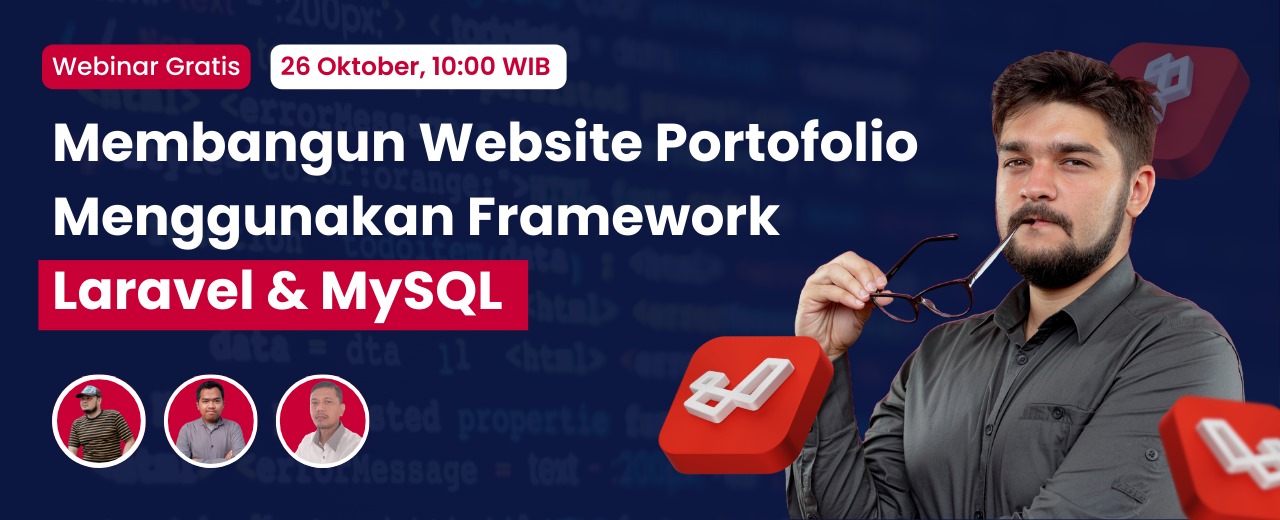Membangun Website Portofolio Menggunakan Framework Laravel & MySQL